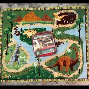 Dinosaur playtime rug